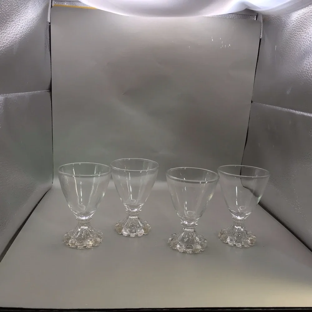 VTG Anchor Hocking‎ Boogie Cordial Glasses Set Of 4